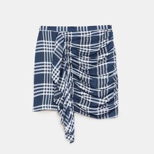 Zara Check Skirt